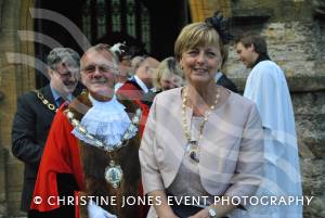 Mayor of Yeovil’s Civic Service Part 2 – July 5, 2015: Civic leaders from around the area attended the Civic Service for the Mayor of Yeovil, Cllr Mike Lock. Photo 5