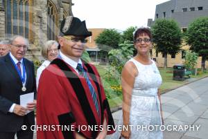 Mayor of Yeovil’s Civic Service Part 2 – July 5, 2015: Civic leaders from around the area attended the Civic Service for the Mayor of Yeovil, Cllr Mike Lock. Photo 7