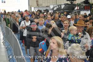 Westland Centenary Family Day Part 1- July 12, 2015: Thousands of people attend open day at AgustaWestland factory in Yeovil. Photo 1