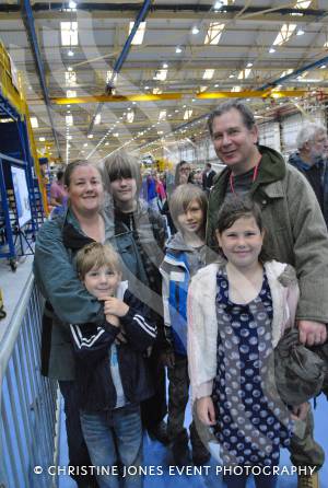 Westland Centenary Family Day Part 1- July 12, 2015: Thousands of people attend open day at AgustaWestland factory in Yeovil. Photo 6