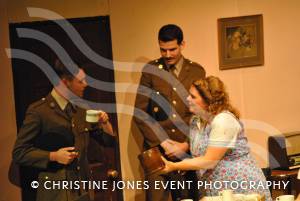 Please Come Home Part 1 – July 25, 2015: Final night of Lynn Lee Brown’s play at the Swan Theatre based on a true life love story set in Yeovil during the Second World War. Photo 15