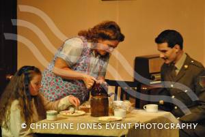 Please Come Home Part 2 – July 25, 2015: Final night of Lynn Lee Brown’s play at the Swan Theatre based on a true life love story set in Yeovil during the Second World War. Photo 1