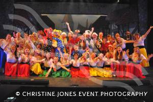 Cinderella with the Yeovil Amateur Panto Society. The whole cast. Photo 2