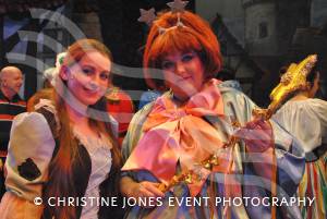Cinderella with the Yeovil Amateur Panto Society. Cinders and the Fairy Godmother. Photo 9