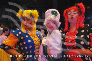 Cinderella with the Yeovil Amateur Panto Society. The Ugly Sisters and their nasty Mother. Photo 17