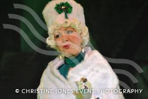 Cinderella with the Yeovil Amateur Panto Society. Cinders' nasty Step-Mother. Photo 37