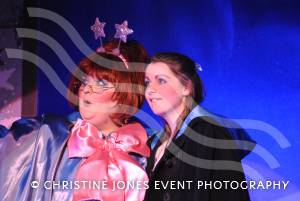 Cinderella with the Yeovil Amateur Panto Society. Cinders and the Fairy Godmother. Photo 50