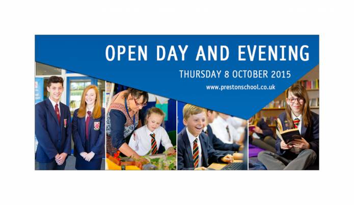 SCHOOLS AND COLLEGES: Open day and evening at Preston School