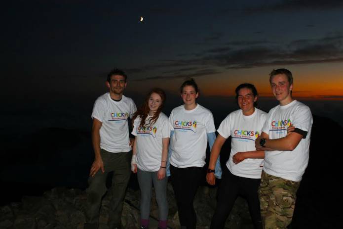 SCHOOLS AND COLLEGES: Michelle and Co complete Three Peaks Challenge with ten minutes to spare!
