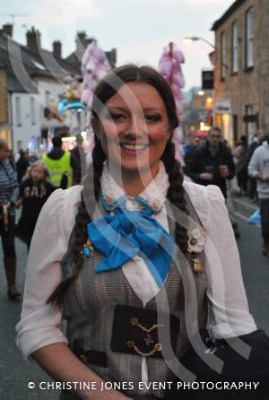 Harlequin CC at Ilminster Carnival 2015 – October 3, 2015: The Ilminster-based Harlequin CC wowed the crowds of Ilminster Carnival with Fogg’s World Tour. Photo 4