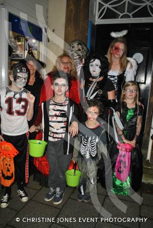 Chard Hallowe'en - October 31, 2015: Lots of spooking goings-on in Chard town centre. Photo 10
