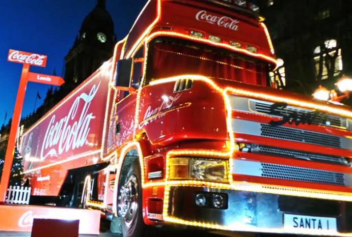 CHRISTMAS 2015: Coca-Cola Truck is in Yeovil - send us your photos!