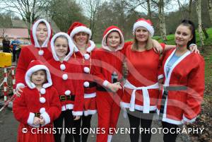 Yeovil Santa Dash – December 13, 2015: Just under 200 runners took part in the annual Santa Dash at Yeovil Country Park to raise money for St Margaret’s Somerset Hospice. Photo 28