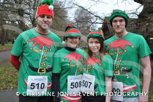 Yeovil Santa Dash – December 13, 2015: Just under 200 runners took part in the annual Santa Dash at Yeovil Country Park to raise money for St Margaret’s Somerset Hospice. Photo 32