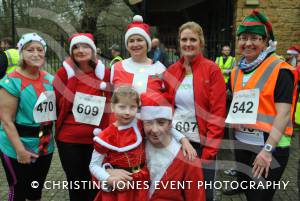 Yeovil Santa Dash – December 13, 2015: Just under 200 runners took part in the annual Santa Dash at Yeovil Country Park to raise money for St Margaret’s Somerset Hospice. Photo 33
