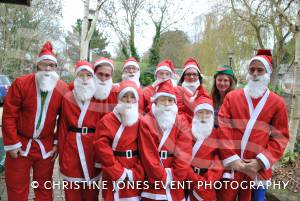 Yeovil Santa Dash – December 13, 2015: Just under 200 runners took part in the annual Santa Dash at Yeovil Country Park to raise money for St Margaret’s Somerset Hospice. Photo 35