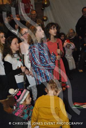 Home Farm Carols – December 2015: A great festive night of carol singing and festive music was held by the School in a Bag charity team at Home Farm in Chilthorne Domer. Photo 6