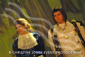 Chard Amateur Theatre Society and Cinderella - Jan 2013:Prince Charming (Mandy Cameron-Taylor) and Dandini (Katie Hawes). Photo 17