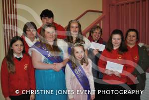 Chard Carnival Cheques – January 2016: Various groups and organisations were at the Guildhall in Chard to receive donations from the proceeds of last year’s Chard Carnival. Photo 6