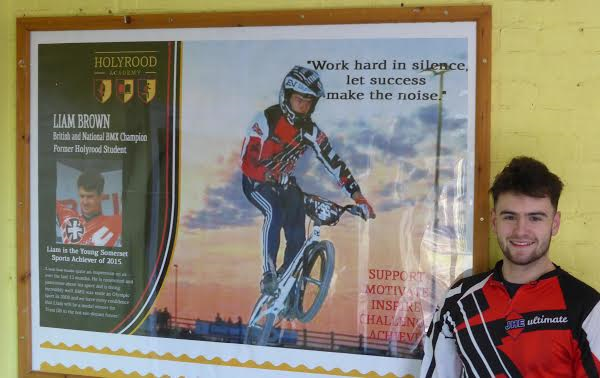 SCHOOL NEWS: BMX champ is an inspiration for Holyrood students