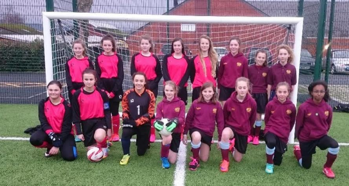 GIRLS FOOTBALL: On the ball at Holyrood