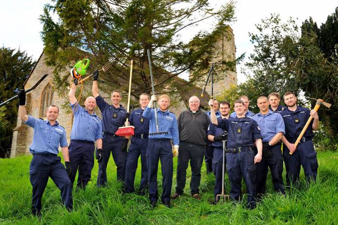 YEOVILTON LIFE: Tidying up the church at Northover
