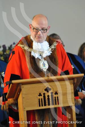 Yeovil Town Council annual meeting – May 3, 2016: Cllr Darren Shutler was elected as the new Mayor of Yeovil during a ceremony at the Baptist Church in South Street, Yeovil, and succeeded Cllr Mike Lock. Photo 19