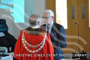 Yeovil Town Council annual meeting – May 3, 2016: Cllr Darren Shutler was elected as the new Mayor of Yeovil during a ceremony at the Baptist Church in South Street, Yeovil, and succeeded Cllr Mike Lock. Photo 5