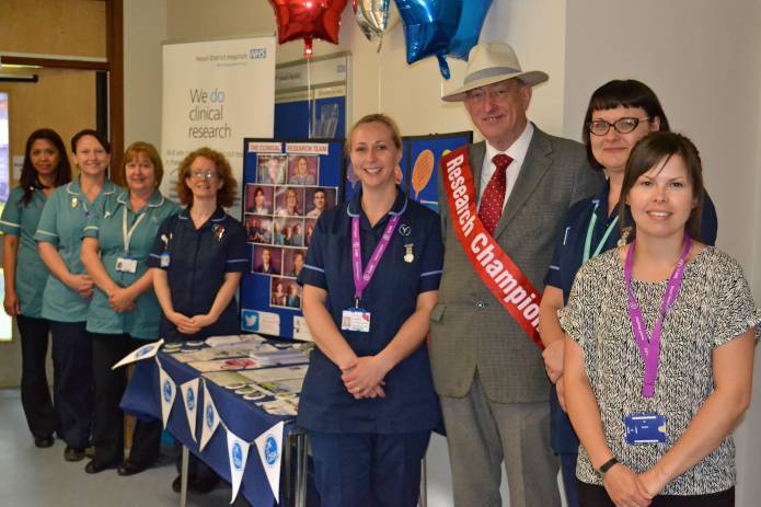 YEOVIL NEWS: Promoting health trials at the hospital