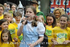 Castaway Theatre Group in Quedam - May 7, 2016: The Castaway Theatre Group promoted their forthcoming production of The Wizard of Oz at the Quedam Shopping Centre in Yeovil. Photo 10