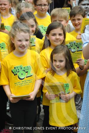 Castaway Theatre Group in Quedam - May 7, 2016: The Castaway Theatre Group promoted their forthcoming production of The Wizard of Oz at the Quedam Shopping Centre in Yeovil. Photo 11