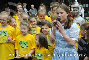 Castaway Theatre Group in Quedam - May 7, 2016: The Castaway Theatre Group promoted their forthcoming production of The Wizard of Oz at the Quedam Shopping Centre in Yeovil. Photo 14