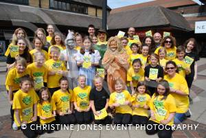 Castaway Theatre Group in Quedam - May 7, 2016: The Castaway Theatre Group promoted their forthcoming production of The Wizard of Oz at the Quedam Shopping Centre in Yeovil. Photo 1