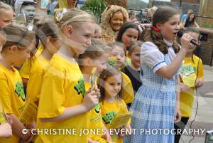 Castaway Theatre Group in Quedam - May 7, 2016: The Castaway Theatre Group promoted their forthcoming production of The Wizard of Oz at the Quedam Shopping Centre in Yeovil. Photo 15