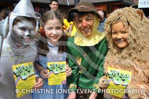 Castaway Theatre Group in Quedam - May 7, 2016: The Castaway Theatre Group promoted their forthcoming production of The Wizard of Oz at the Quedam Shopping Centre in Yeovil. Photo 3