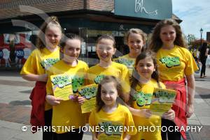 Castaway Theatre Group in Quedam - May 7, 2016: The Castaway Theatre Group promoted their forthcoming production of The Wizard of Oz at the Quedam Shopping Centre in Yeovil. Photo 5