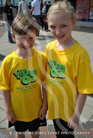 Castaway Theatre Group in Quedam - May 7, 2016: The Castaway Theatre Group promoted their forthcoming production of The Wizard of Oz at the Quedam Shopping Centre in Yeovil. Photo 6