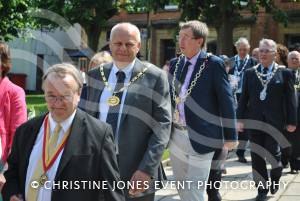 Civic Service in Yeovil - June 5, 2016: The Mayor of Yeovil, Cllr Darren Shutler, held his annual civic service at St John's Church in Yeovil. Photo 13