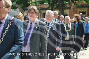 Civic Service in Yeovil - June 5, 2016: The Mayor of Yeovil, Cllr Darren Shutler, held his annual civic service at St John's Church in Yeovil. Photo 15