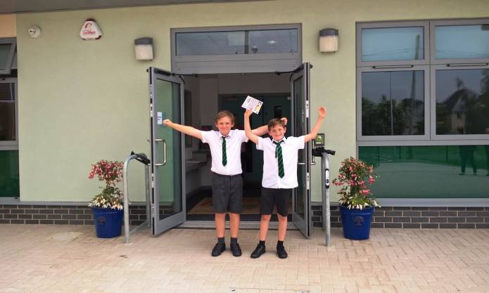 SCHOOL NEWS: Pupils proud of the new Countess Gytha Primary School Photo 2