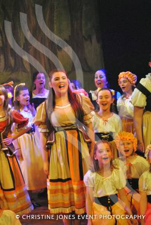 Cinderella with CastawayTheatre Group - Feb 6, 2013: Marigold (Olivia MacGregor) and chorus members. Photo 6