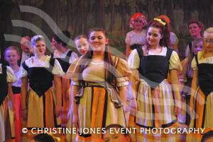 Cinderella with CastawayTheatre Group - Feb 6, 2013: Marigold (Olivia MacGregor) and chorus members. Photo 7