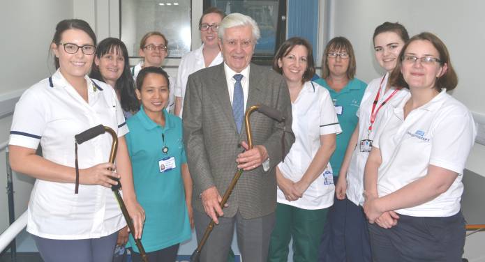 SOUTH SOMERSET NEWS: Laser canes donated for patients with Parkinson’s